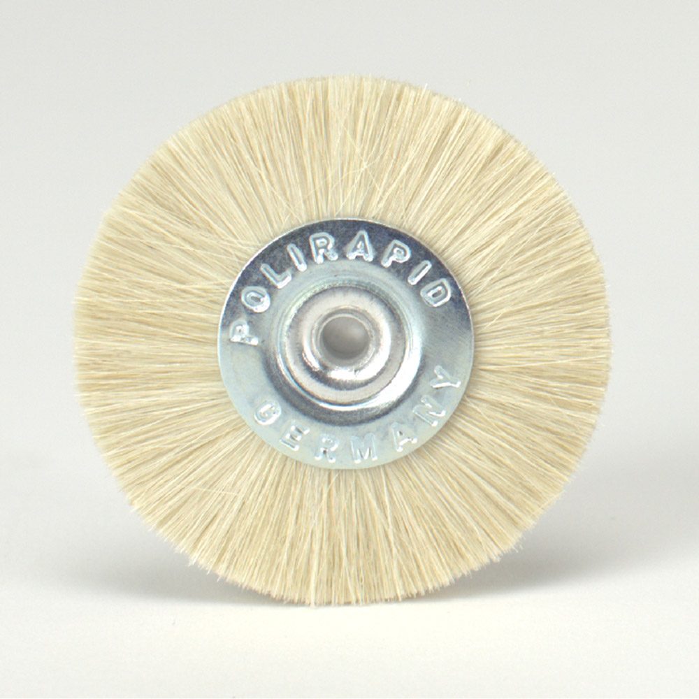 Schmalbürste AK Ziege weiss D.50mm St