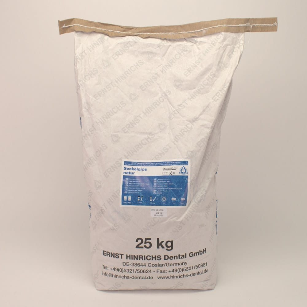 Sockelgips naturgips weiss Sack