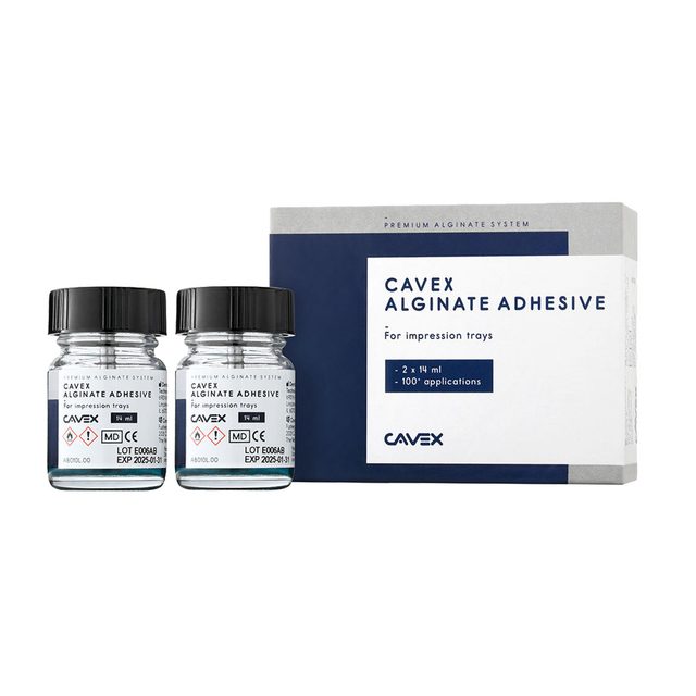 Cavex Alginat Adhäsiv, 2 x 14 ml Pinselflasche