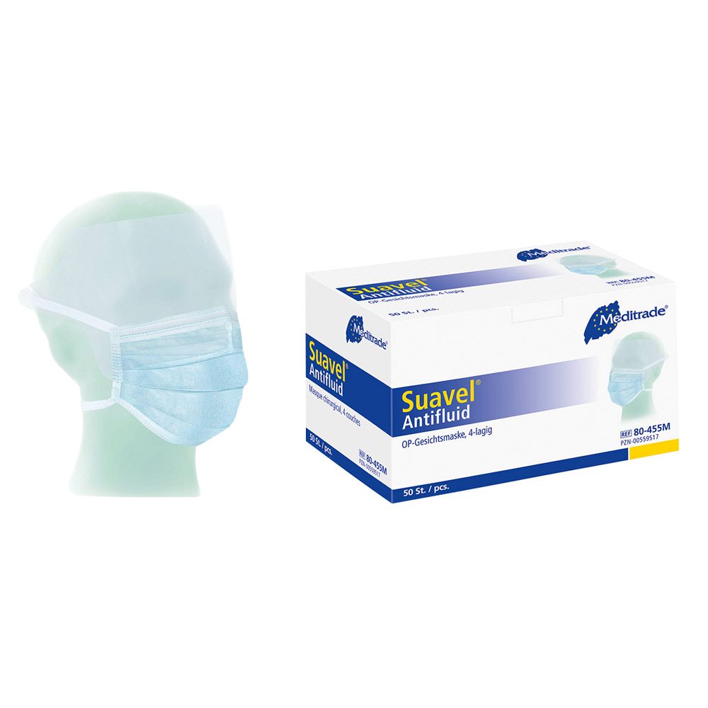 Natural Antifluid Masken blau 50St