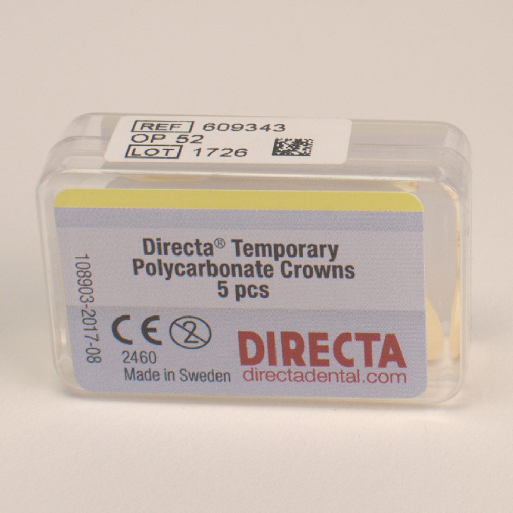 Directa-Kronen transluzent Nr. 52, 5 Stück
