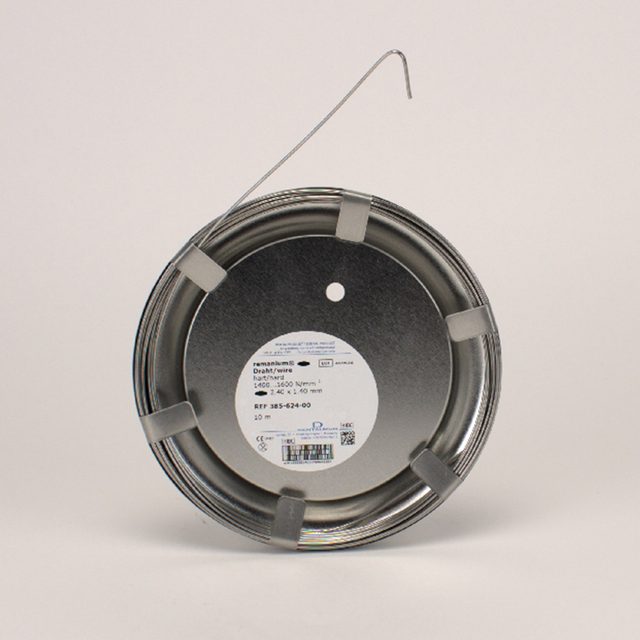 Remanium Draht hart 2,40x1,40mm Rl