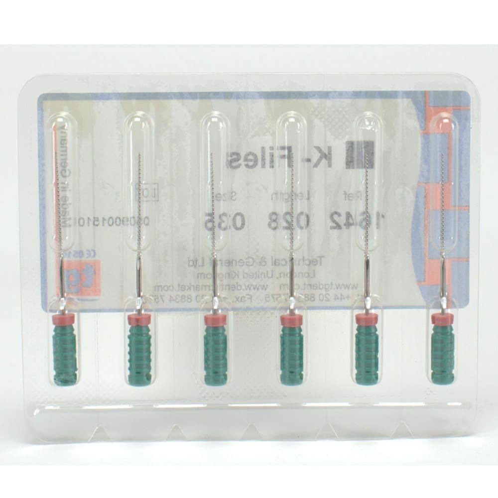 tg K-Files 28mm Size 035 6pcs