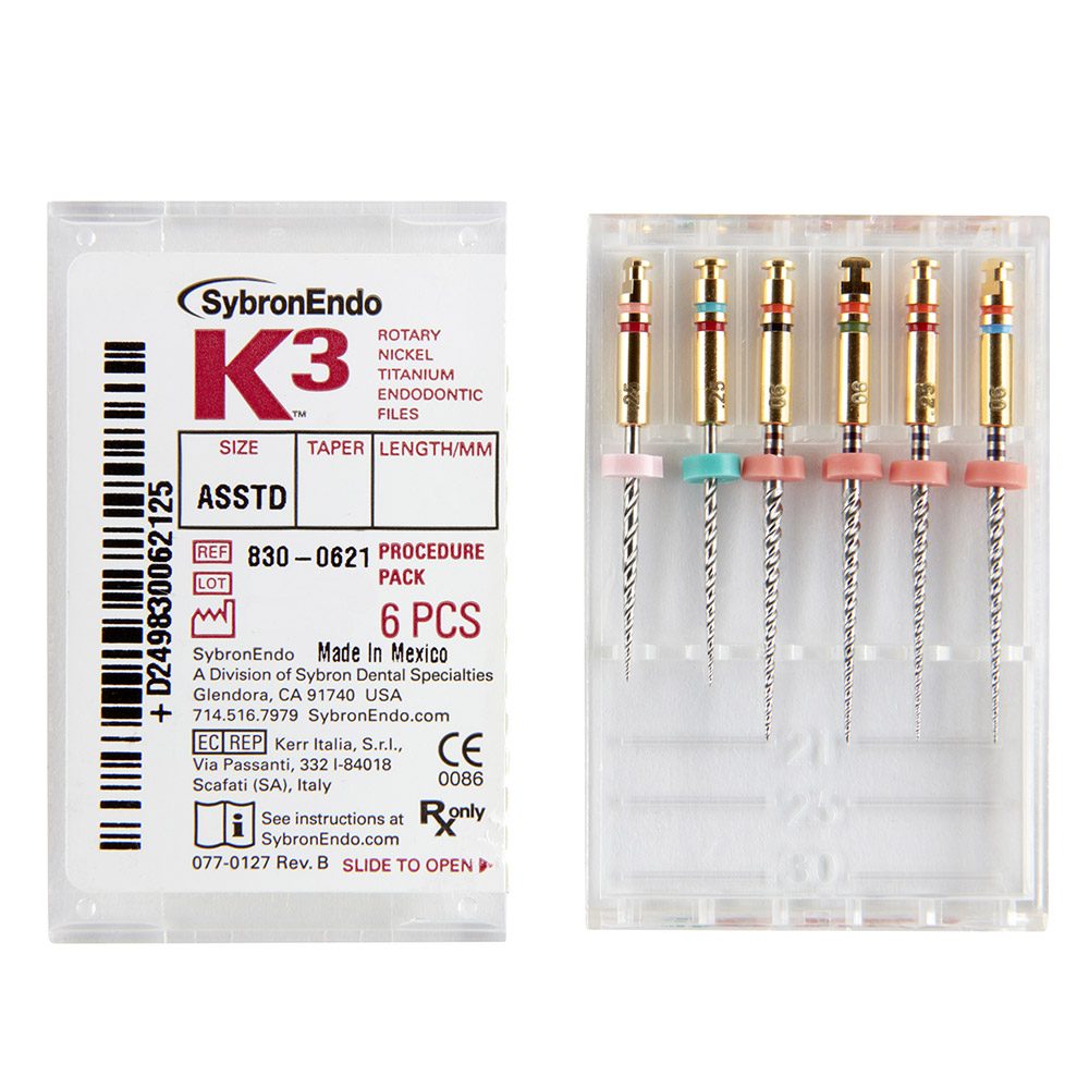 K3 NiTi-Files .06 25 mm, Procedure-Packung