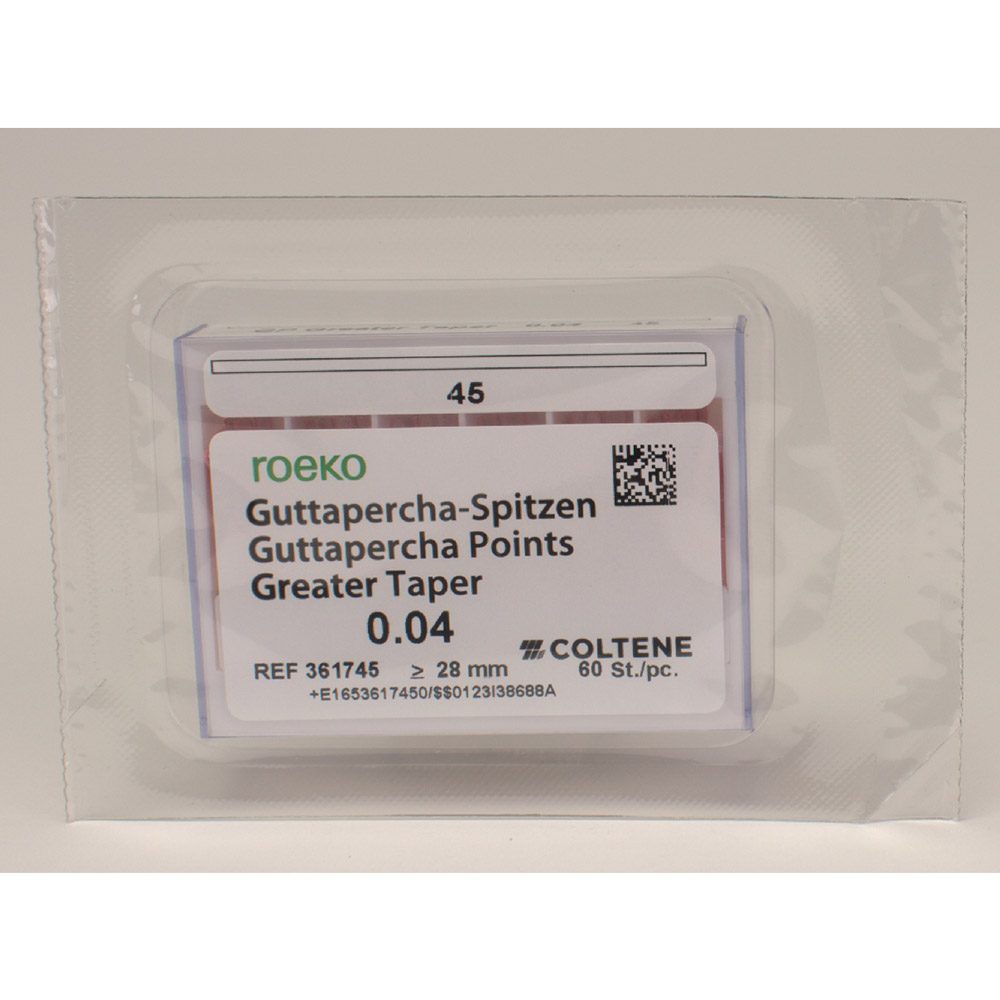 Guttaperchasp. Greater Taper 4/45 Pa