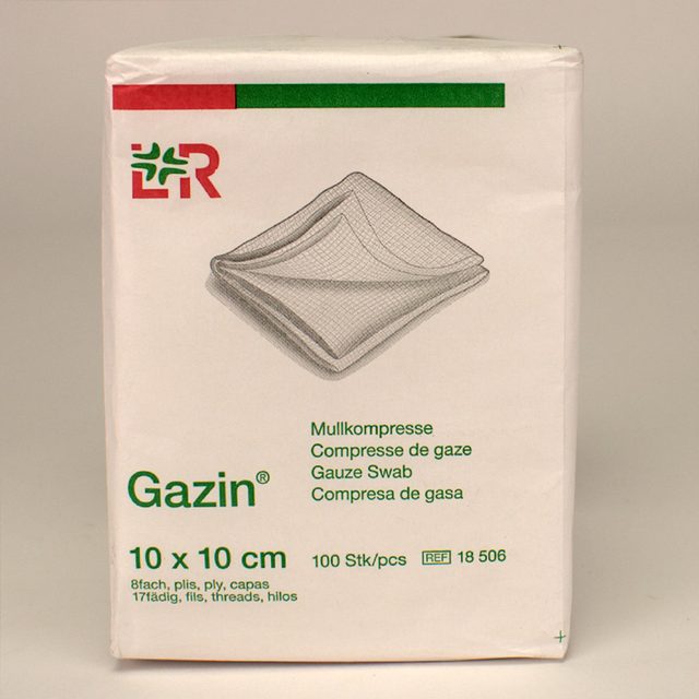 Gazin OP-Kompressen 10x10cm 8F100St