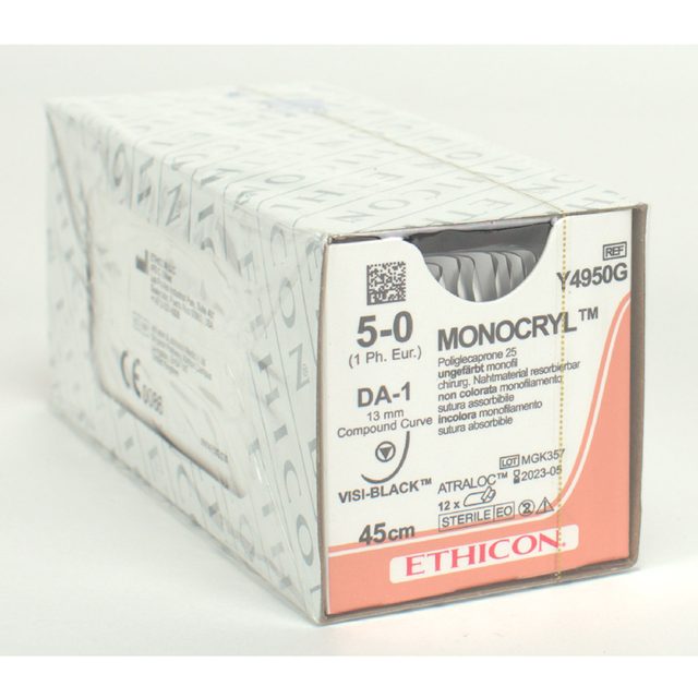 Monocryl ungefä. 5-0/1 DA1 Black Dtz