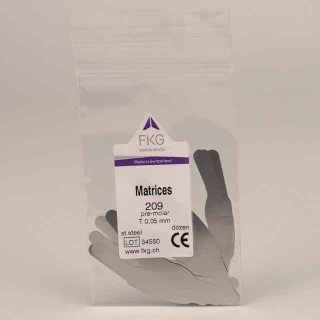 Matrizen FKG 209T Stahl 0,05 Dtz