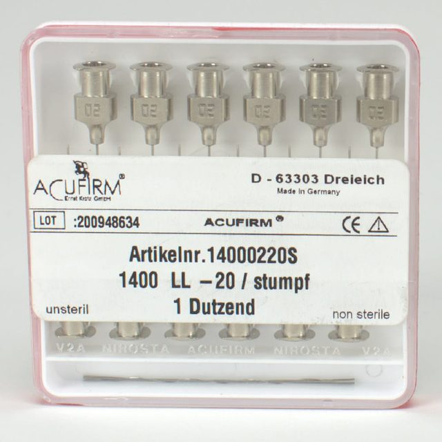 Acufirm Kanülen 1465LL/1 Olive B, 6 Stück