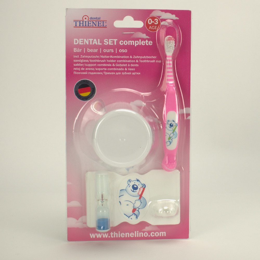 Dental-Set kpl. Baby 0-3J Otto pink St
