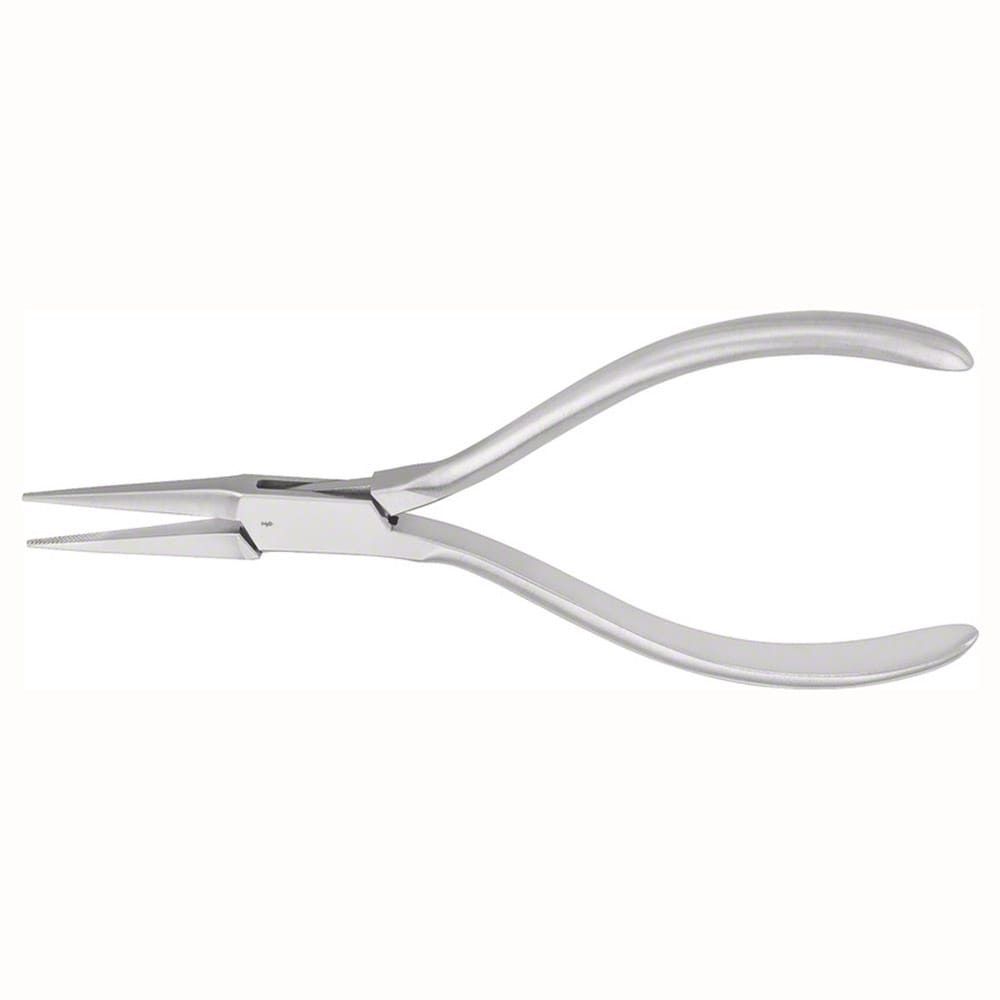 Flachzange 145mm Maul gerieft  St