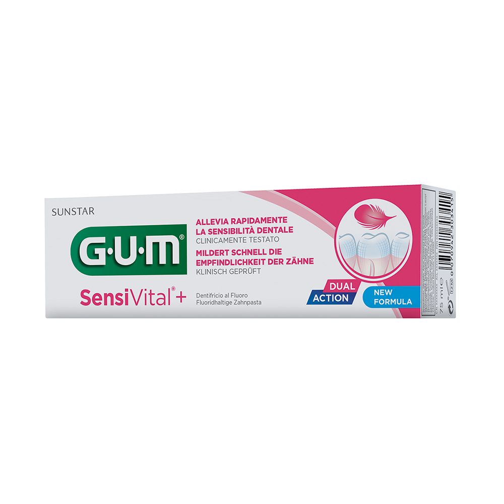GUM SensiVital+ Zahnpasta, 75 ml
