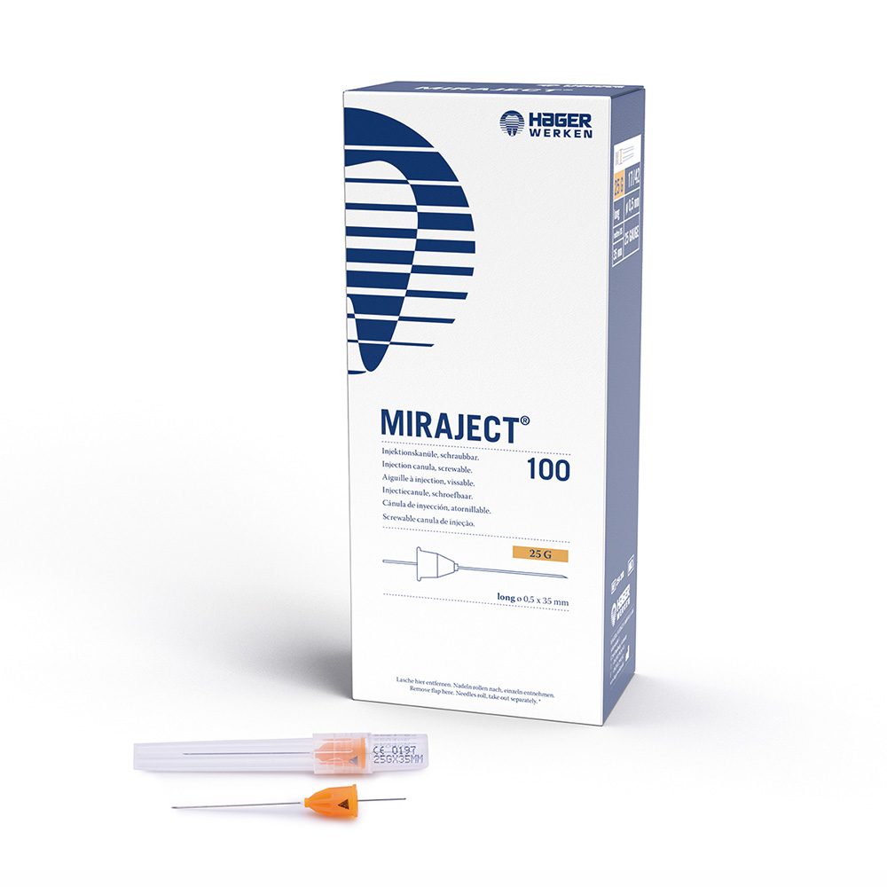Miraject Kanülen 25G 0,5x35mm 100St