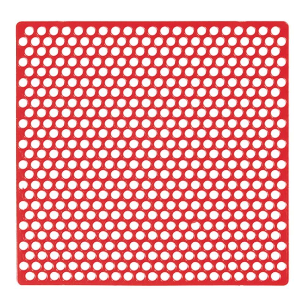 Rundlochgitter rot 71 x 70 mm, 20 Stück