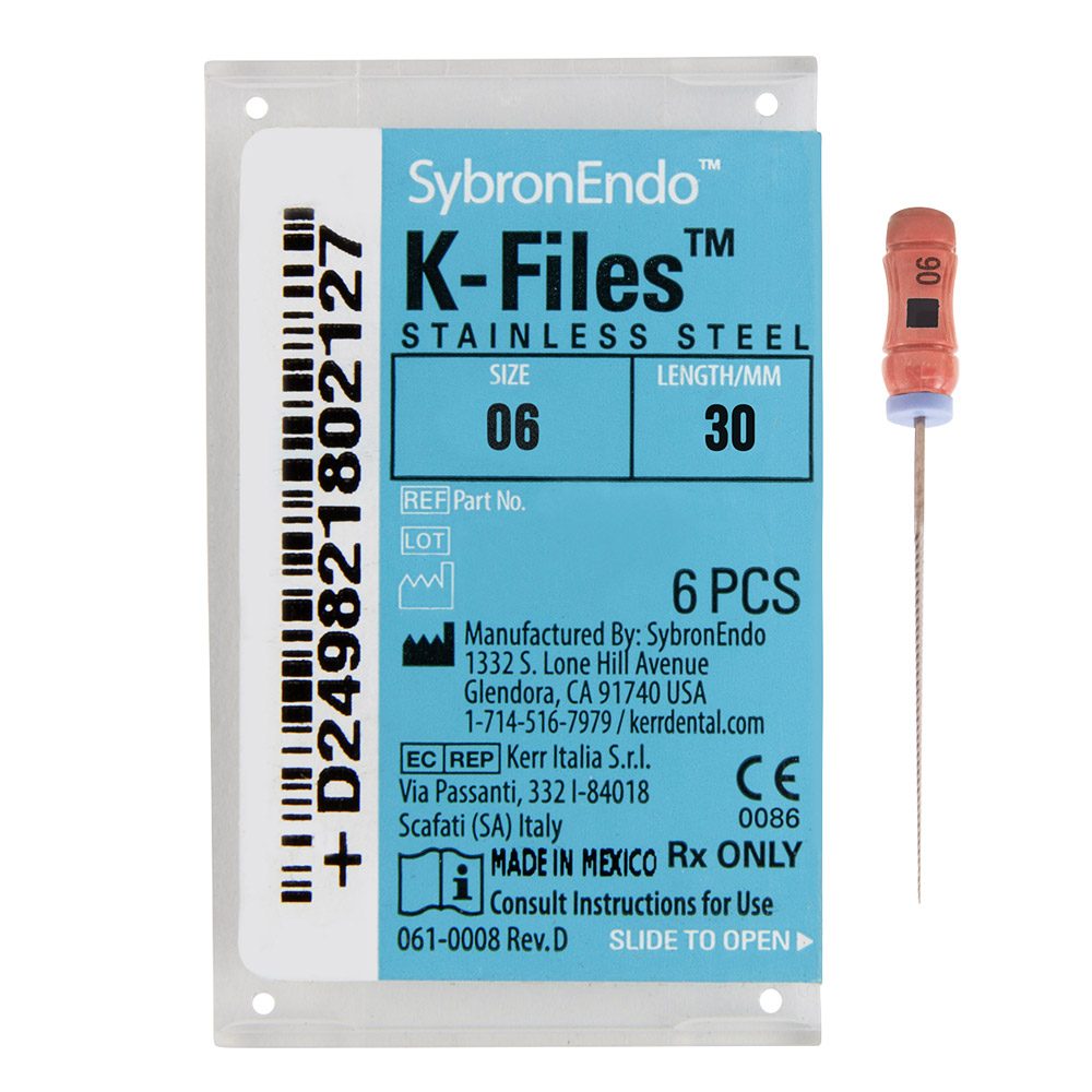 K-Feilen 006 30 mm, 6 Stück