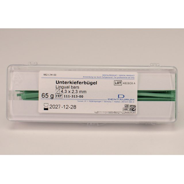 Wachsprofile 4,3x2,3 UK-Bügel Pa