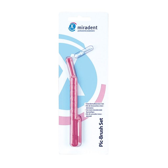Pic Brush pink transparent, Set