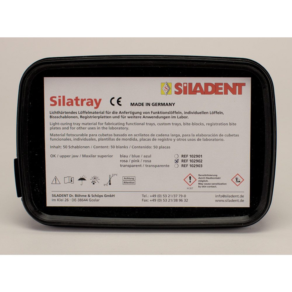 Silatray Löffelplatten OK rosa 50St