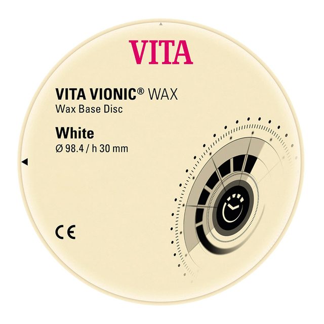 VITA VIONIC WAX DISC withe 98,4x30  St