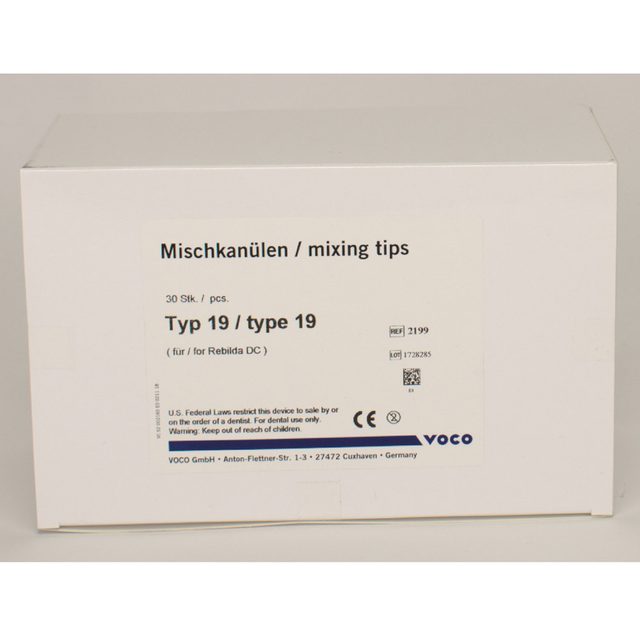 Voco Mischkanülen Typ 19 blau, 30 Stück
