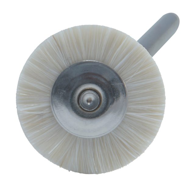 Mini-Bürst.Ziegenh. 19mm weiss  12St
