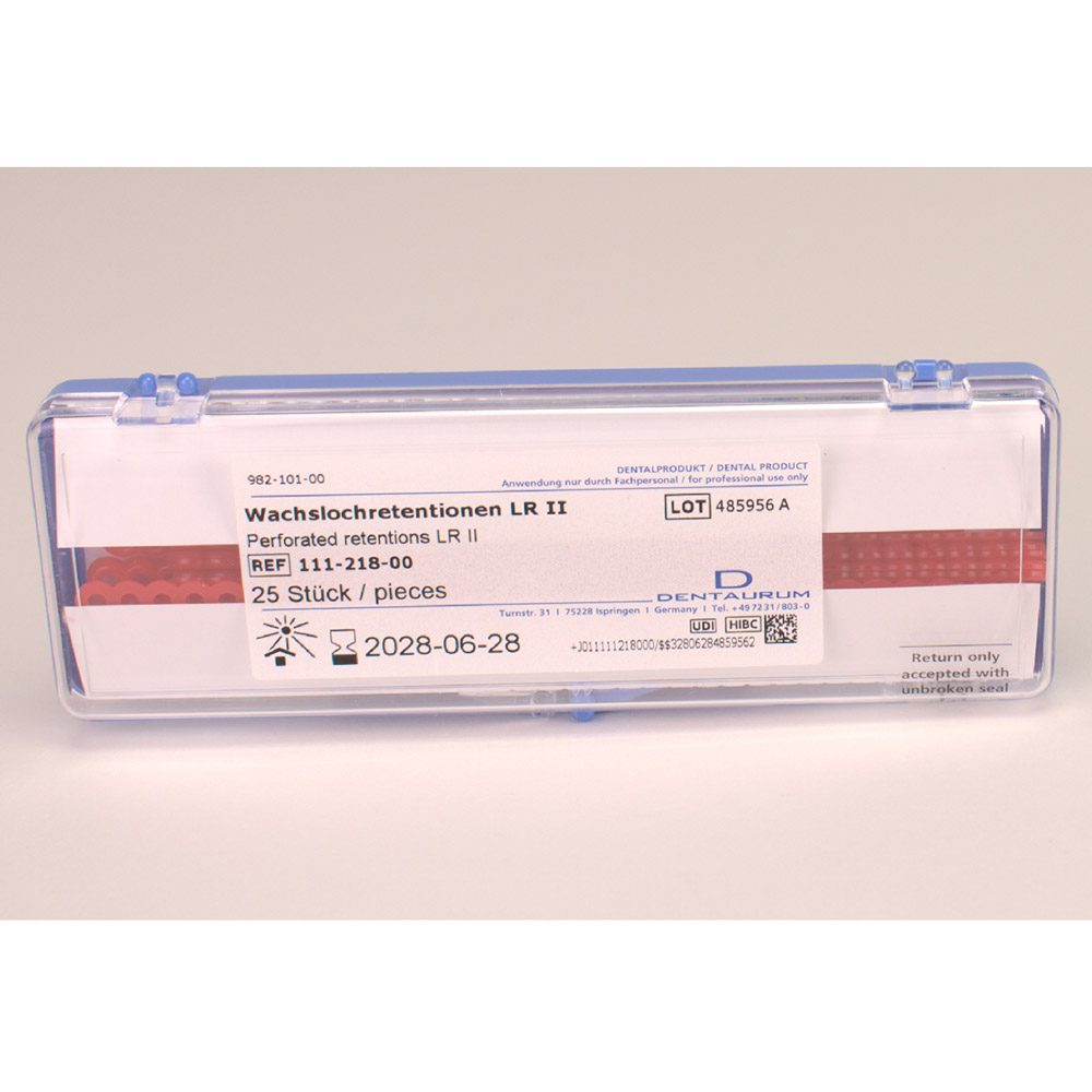 Wachslochretentionen LR2 25St