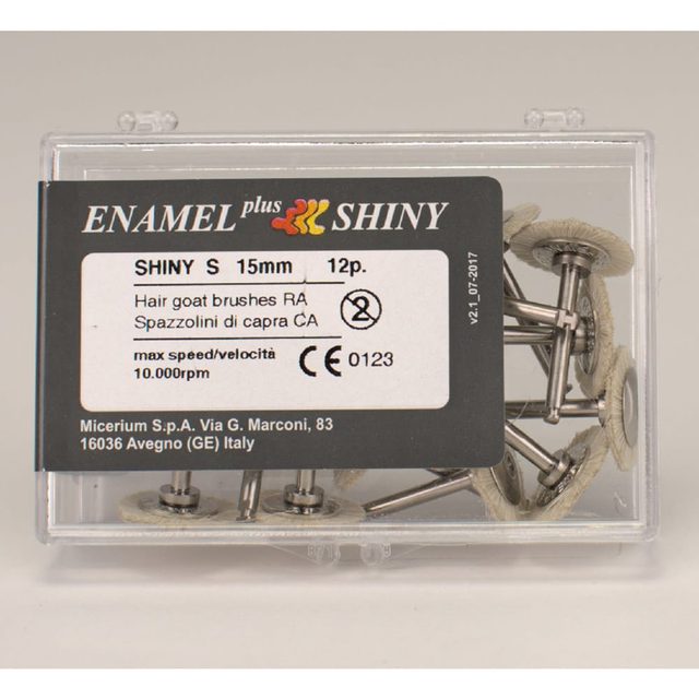 Enamel plus Shiny Mandrell Winkelstück, 6 Stück
