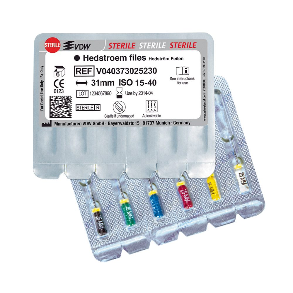 Hedströmfeilen 73/ 08 31mm steril 6St