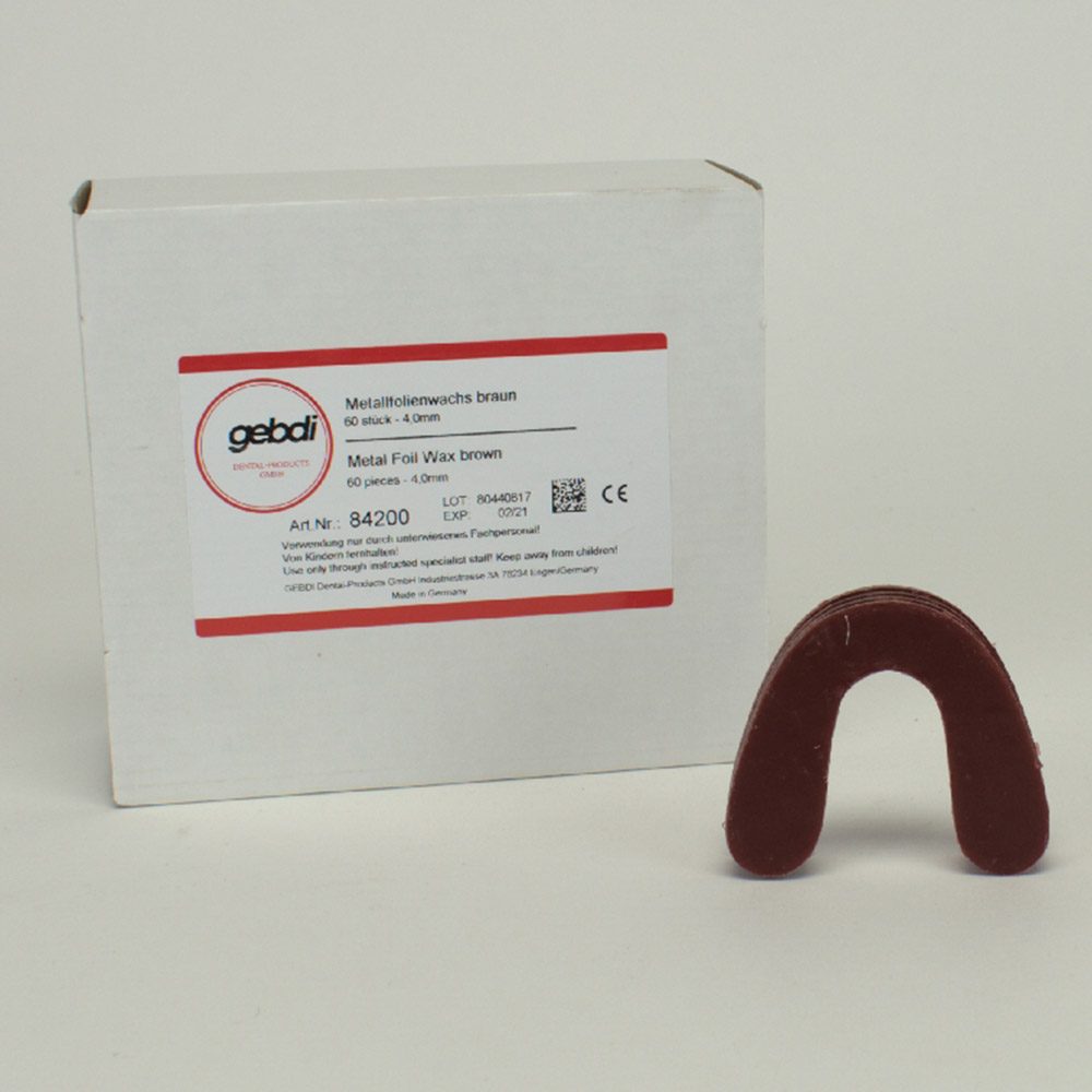 Metallfolienwachs 4,0mm 60St