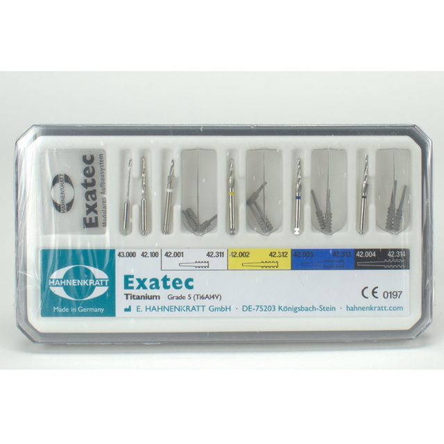 Exatec Titan Stifte, Standard-Sortiment