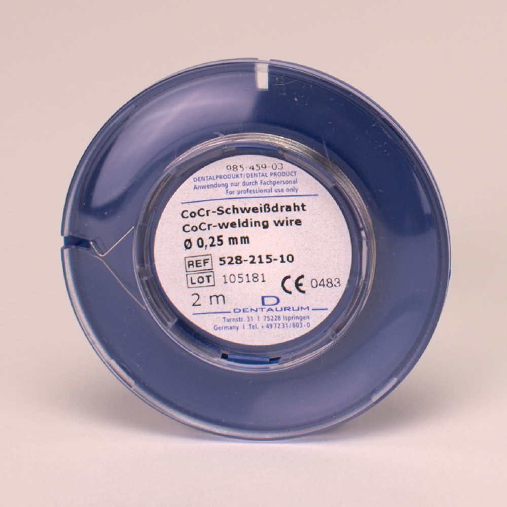 Laserschweißdraht CoCr 0,25 mm, 2 m