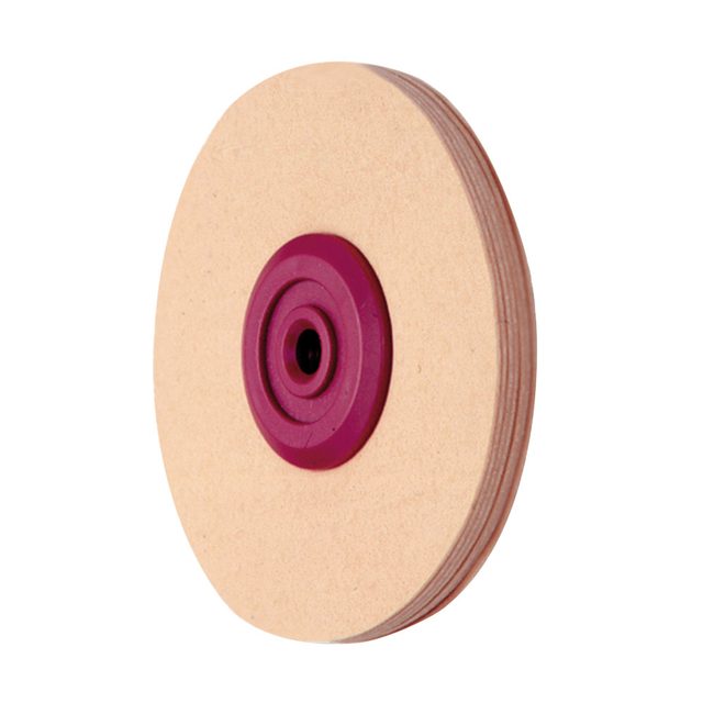 Soft-Leder-Schwabbel Kunststoffkern 100 mm, Stück