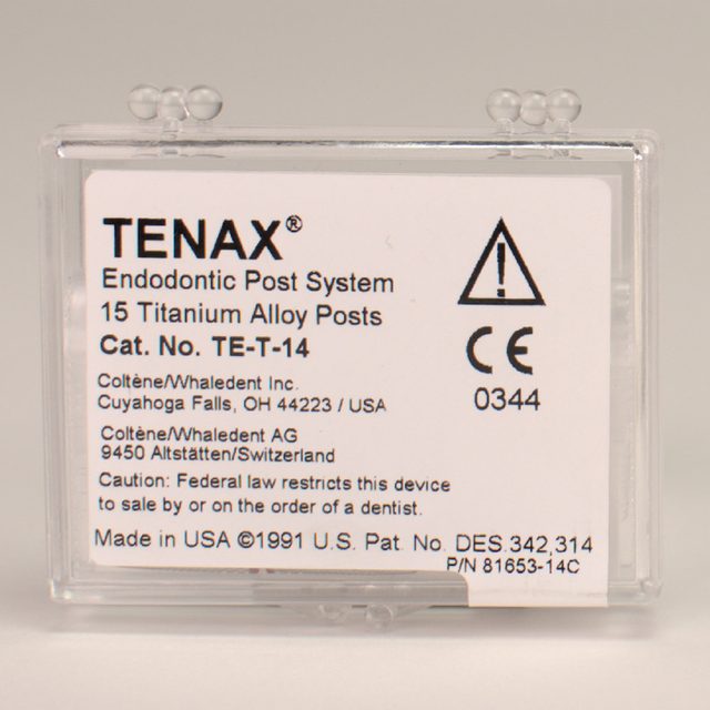 Tenax Titanstifte 1,4 mm rot, 15 Stück