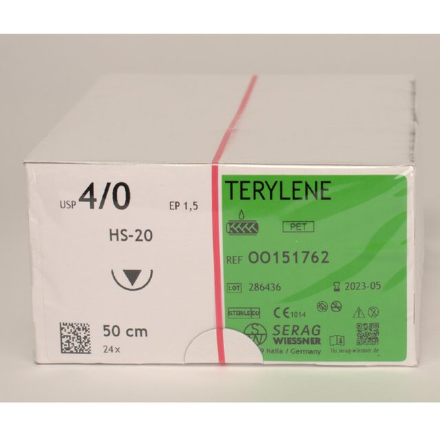 Terylene grün 4/0 HS-20 0,5 2Dtz