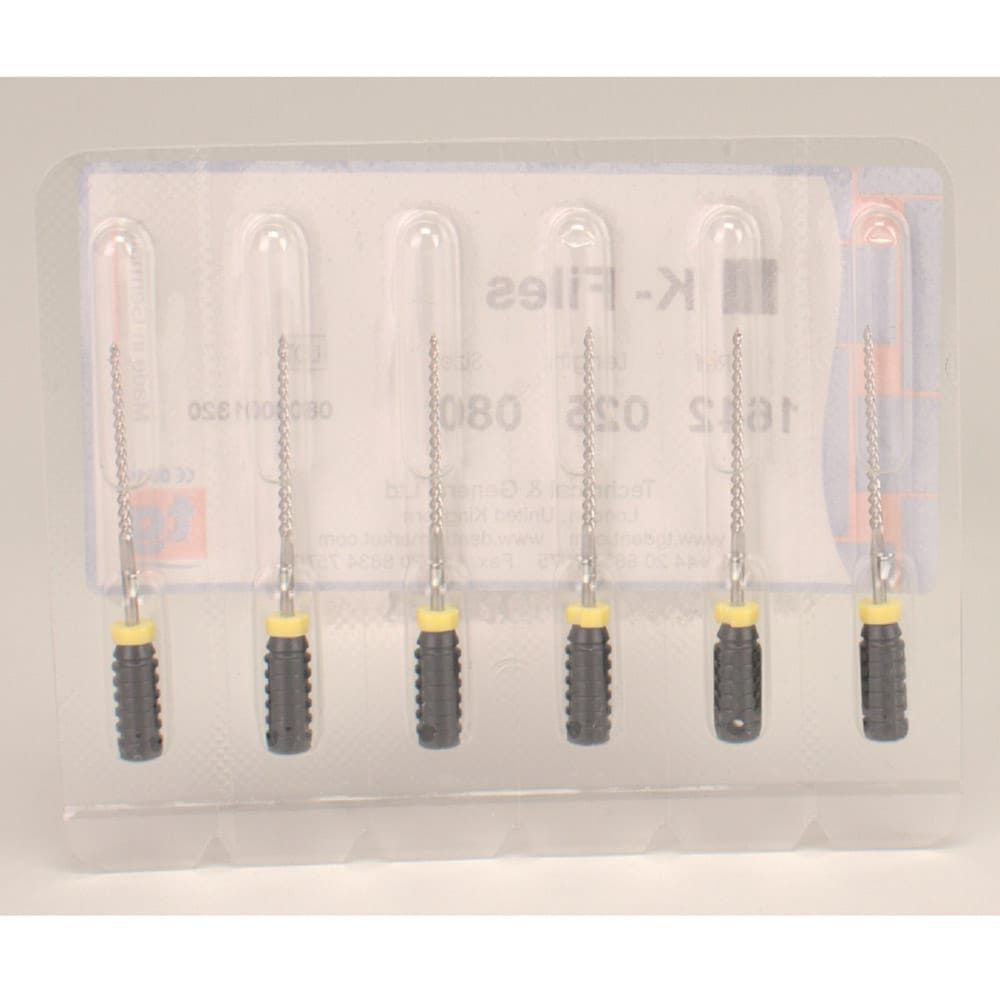 tg K-Files 25mm Size 080 6pcs