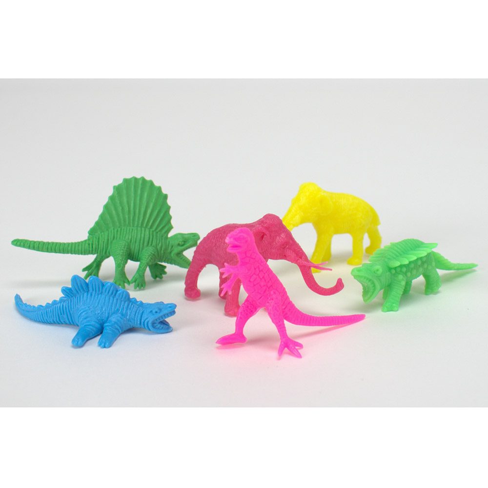 Urwelttiere Dinos aus Hartplastik 50St