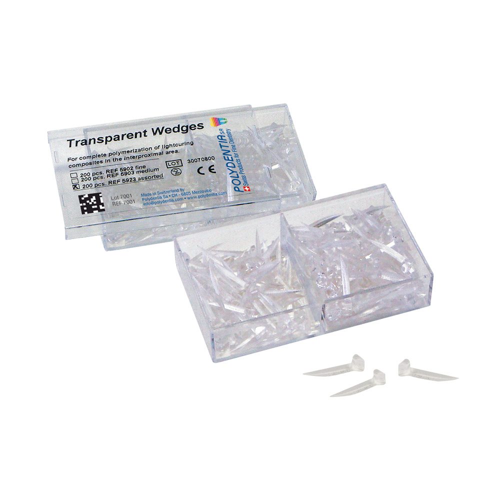 Interdentalkeile transparent fein, 200 Stück