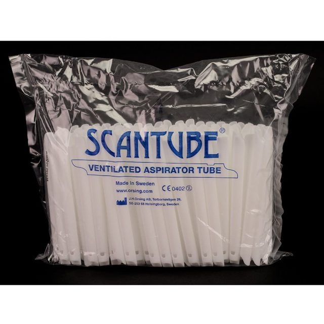 Aspirator Tube vent.white 145mm 10x100St