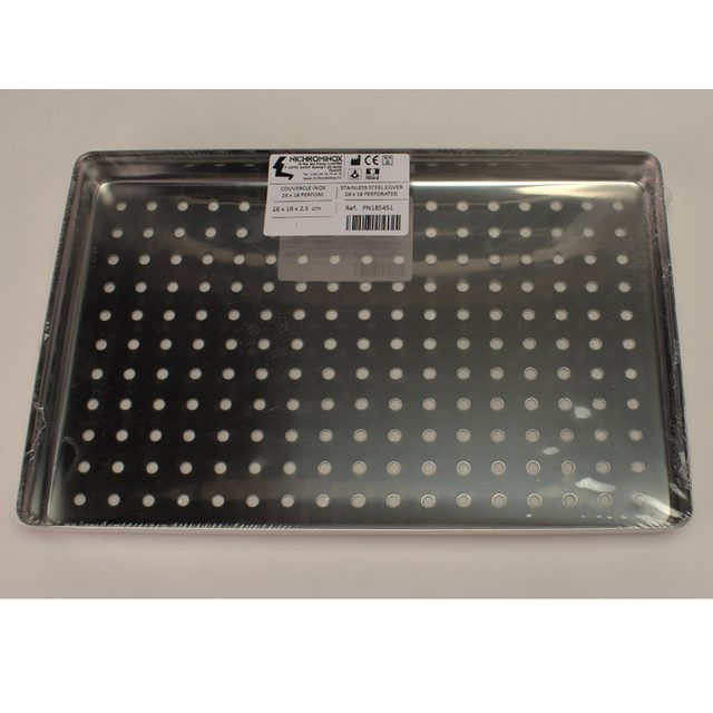Norm-Tray RS Deckel gelocht 28x18cm St