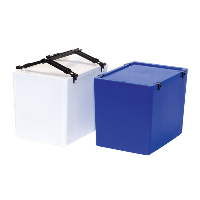 Container m. Deckel blau Gr.4 St
