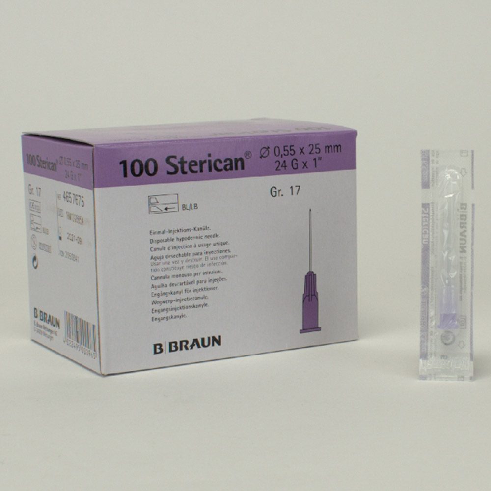 Sterican Einmalk. 0,55x25 Gr.17  100St