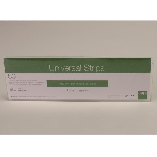 Odus universal Streifen 0,05 x 6 mm gerade, Packung
