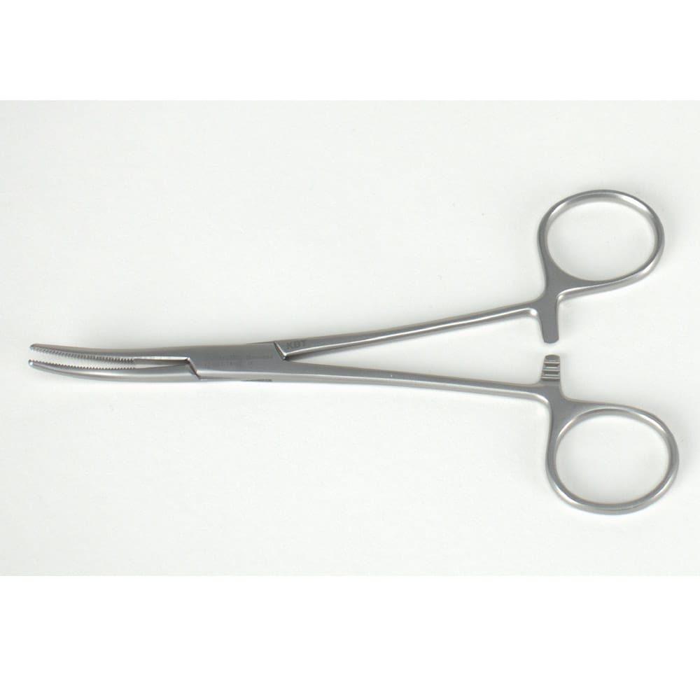 Arterienklemme Kelly gebogen 14cm St