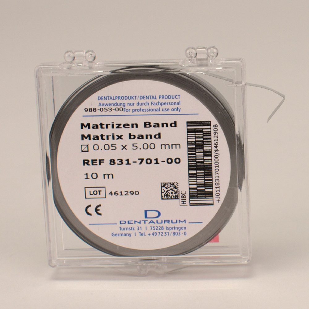 Matrizenband 0,05 X 5,0 mm 10m
