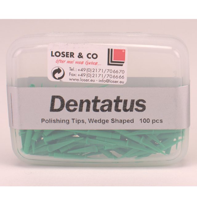 Dentatus KST Spitze schmal grün, 100 Stück