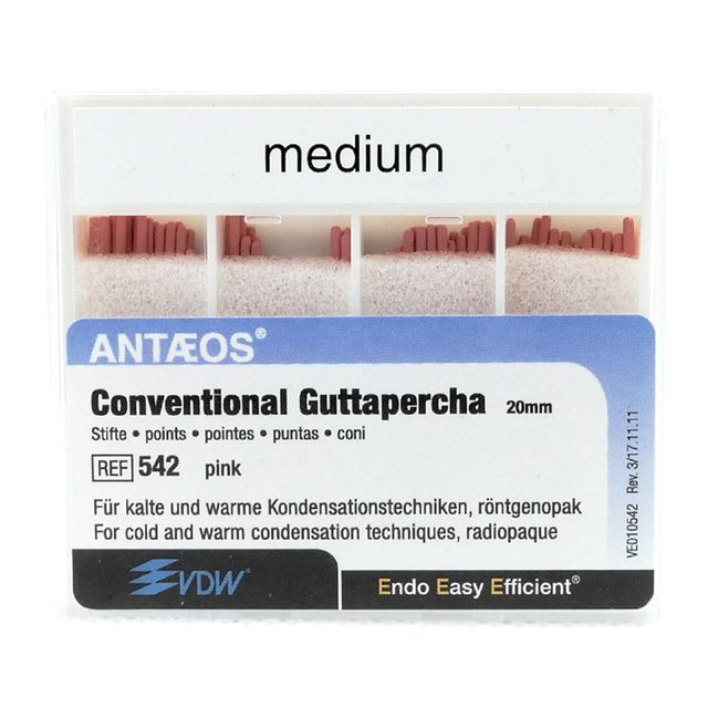 Guttapercha Stifte 542/  m  rosa Sa