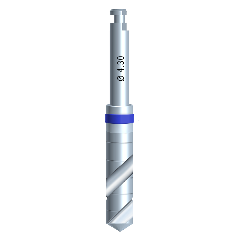 HI-TEC Instrument alle Systeme, Finalbohrer Durchm. 4.3 mm mit Außenkühlung