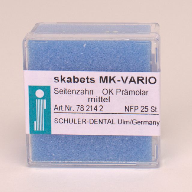 MK-Vario OK Prämolar mittel, 25 Stück
