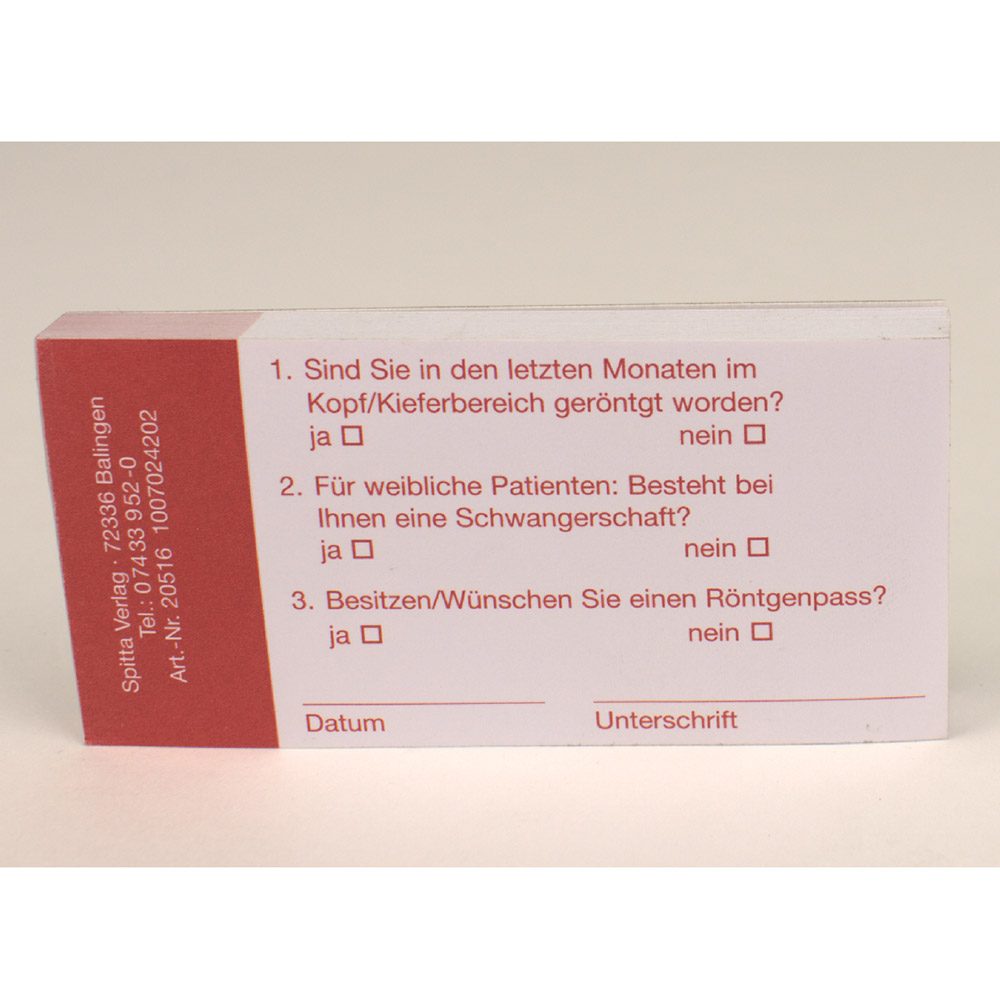 Röntgennachweis SK, 50 Stück