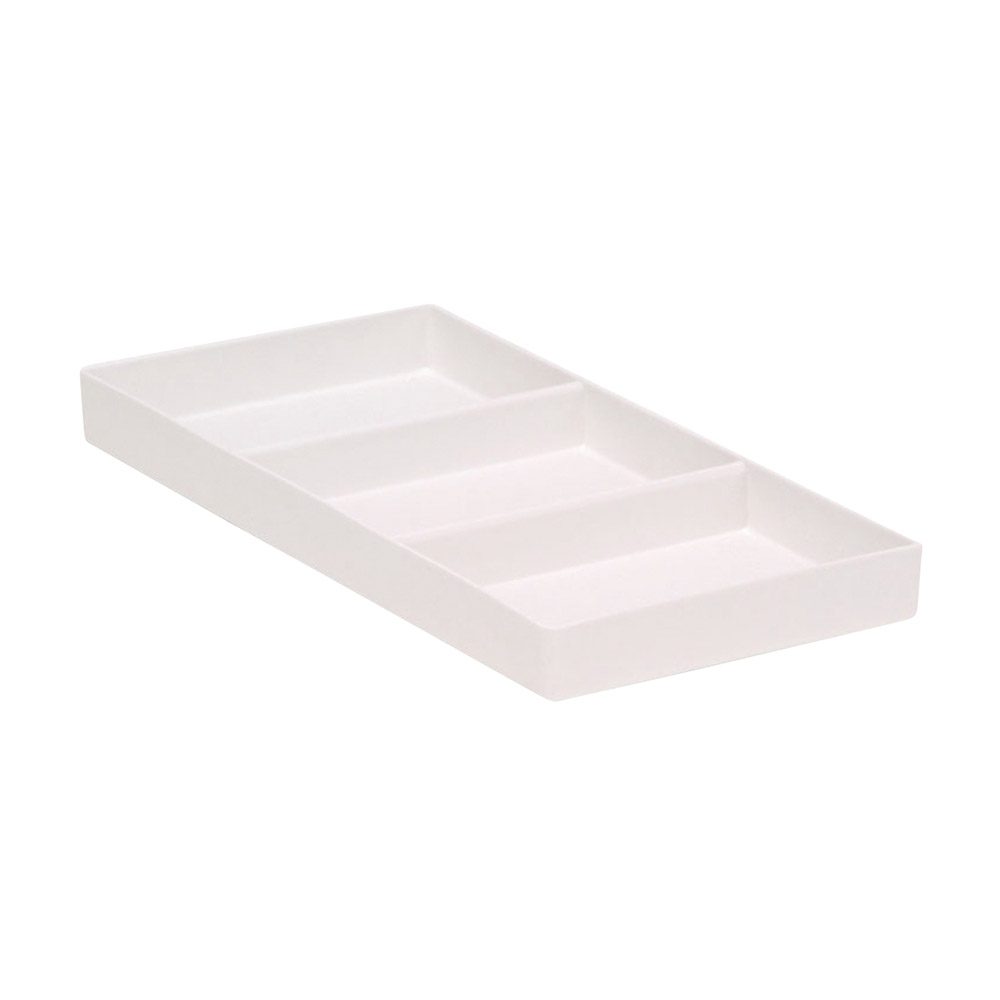 Cabinet Tray mit 3 Fächern weiß, Stück